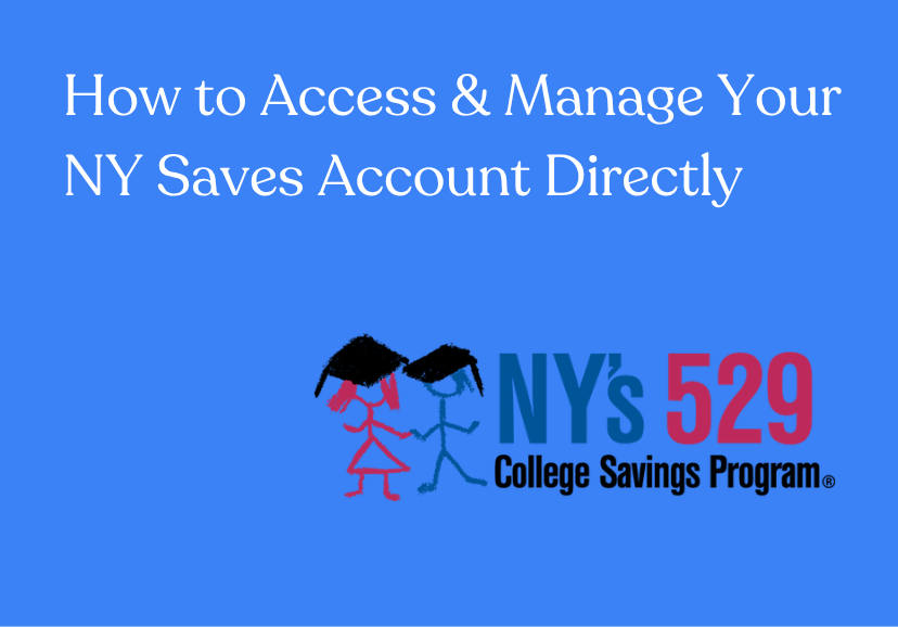 How to Access and Manage Your NY Saves Account Directly