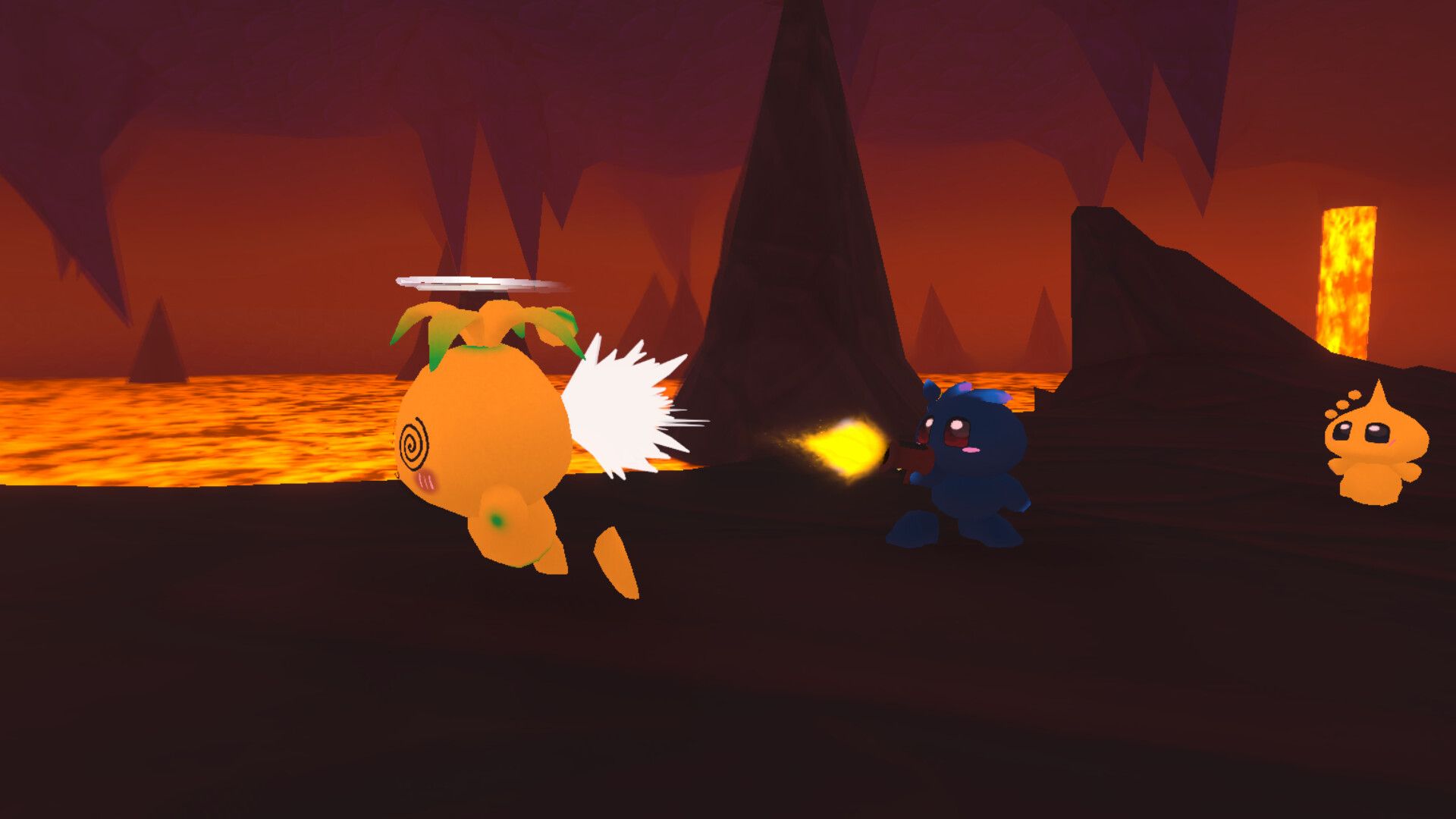 Boba shooting other Boba