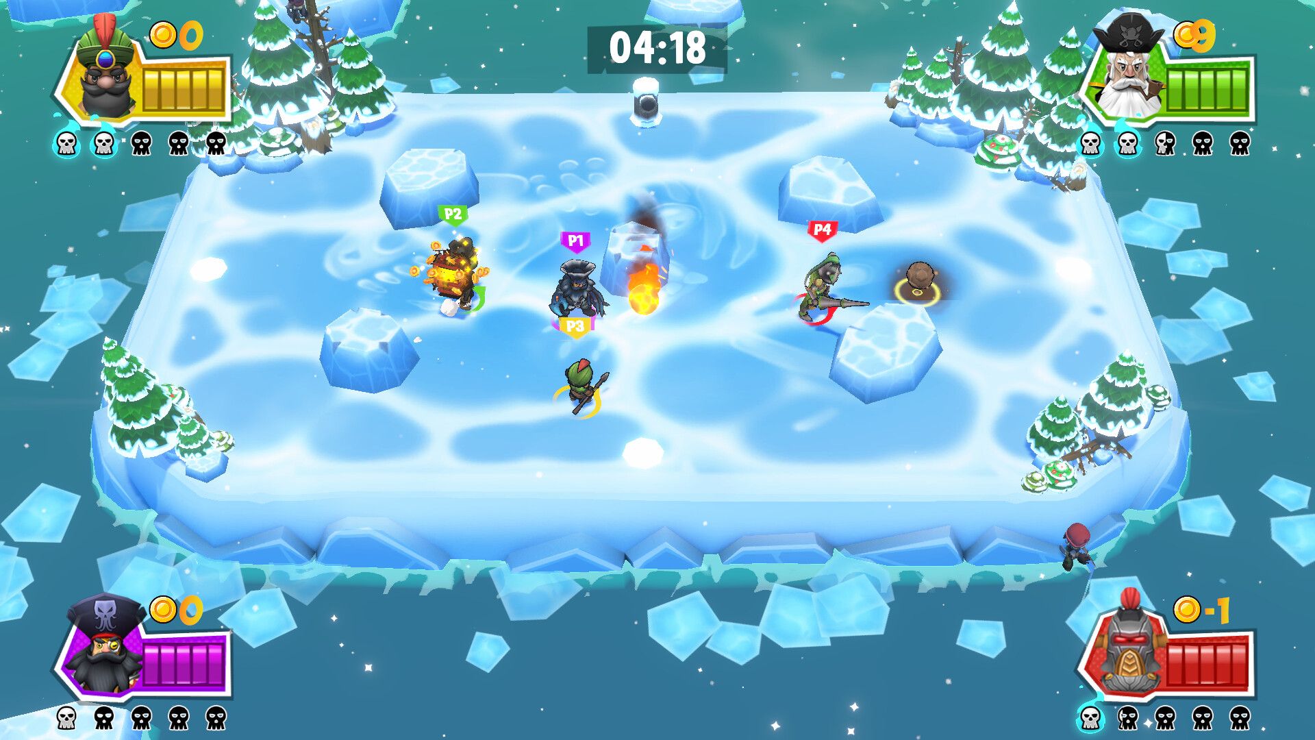 Battle in frozen landscapes!