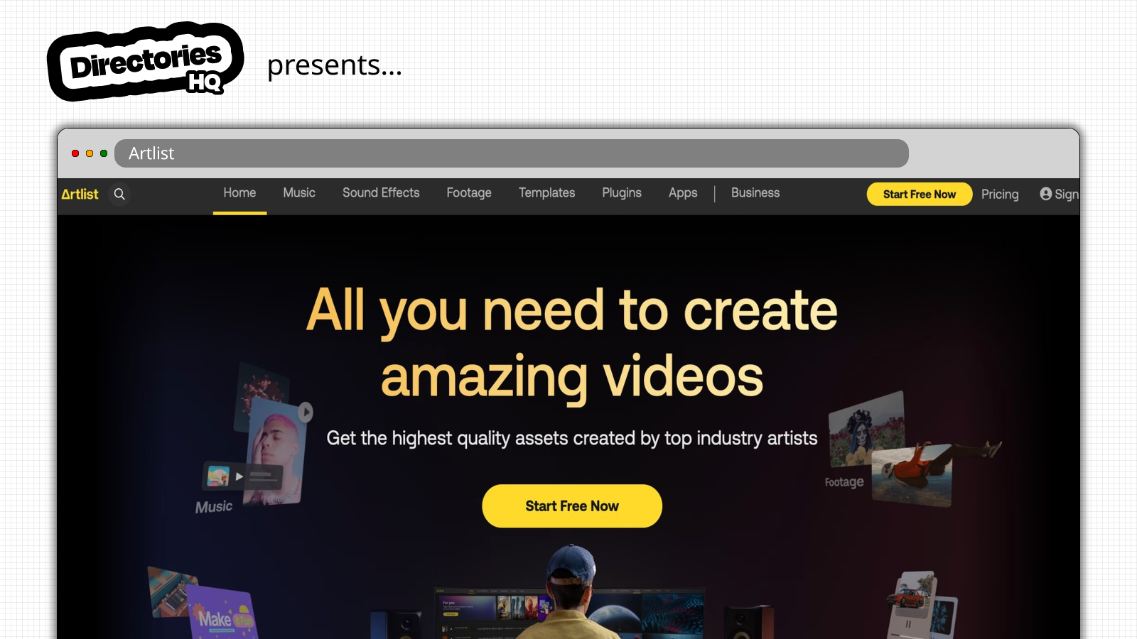 Artlist | Cover Image | DirectoriesHQ