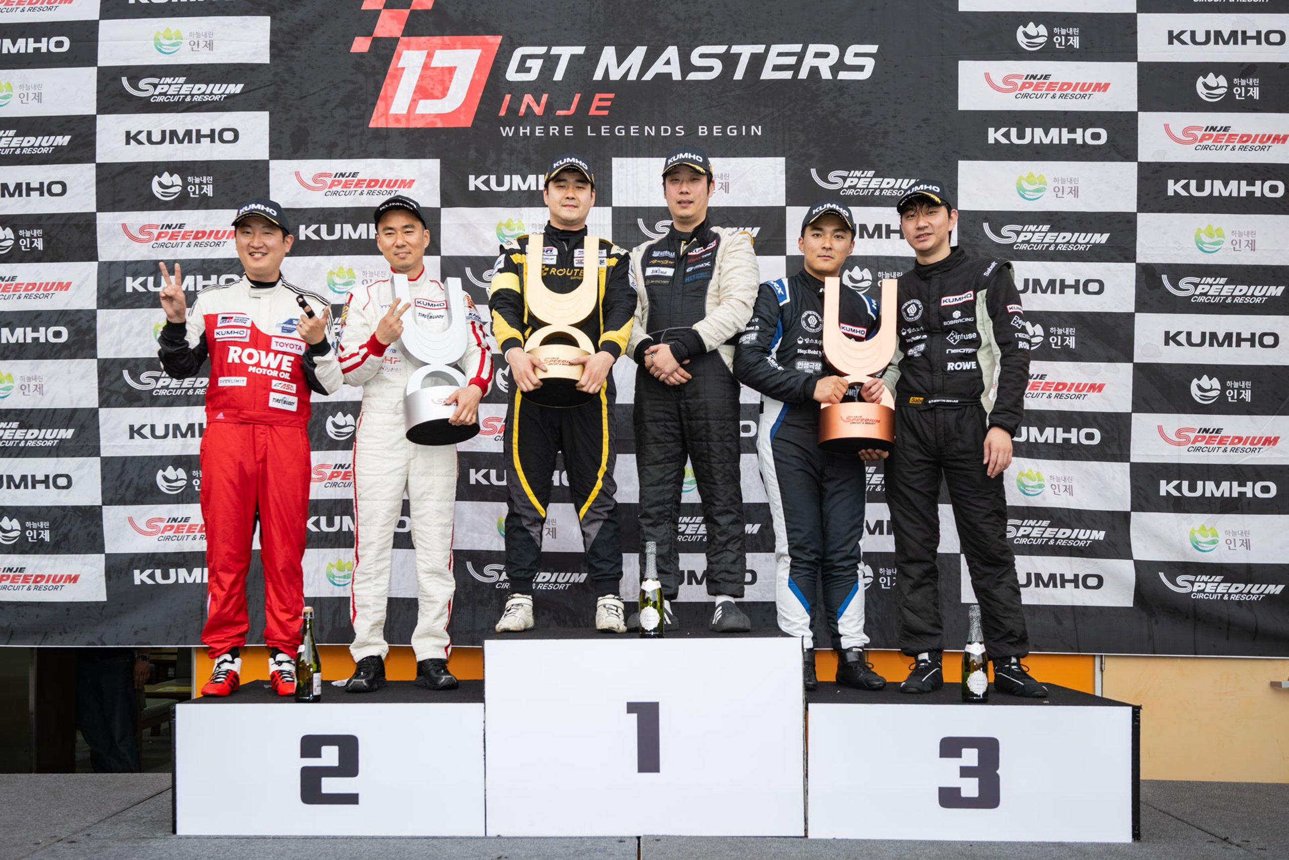 2026 인제 GT 마스터즈 R2 결승 포디움