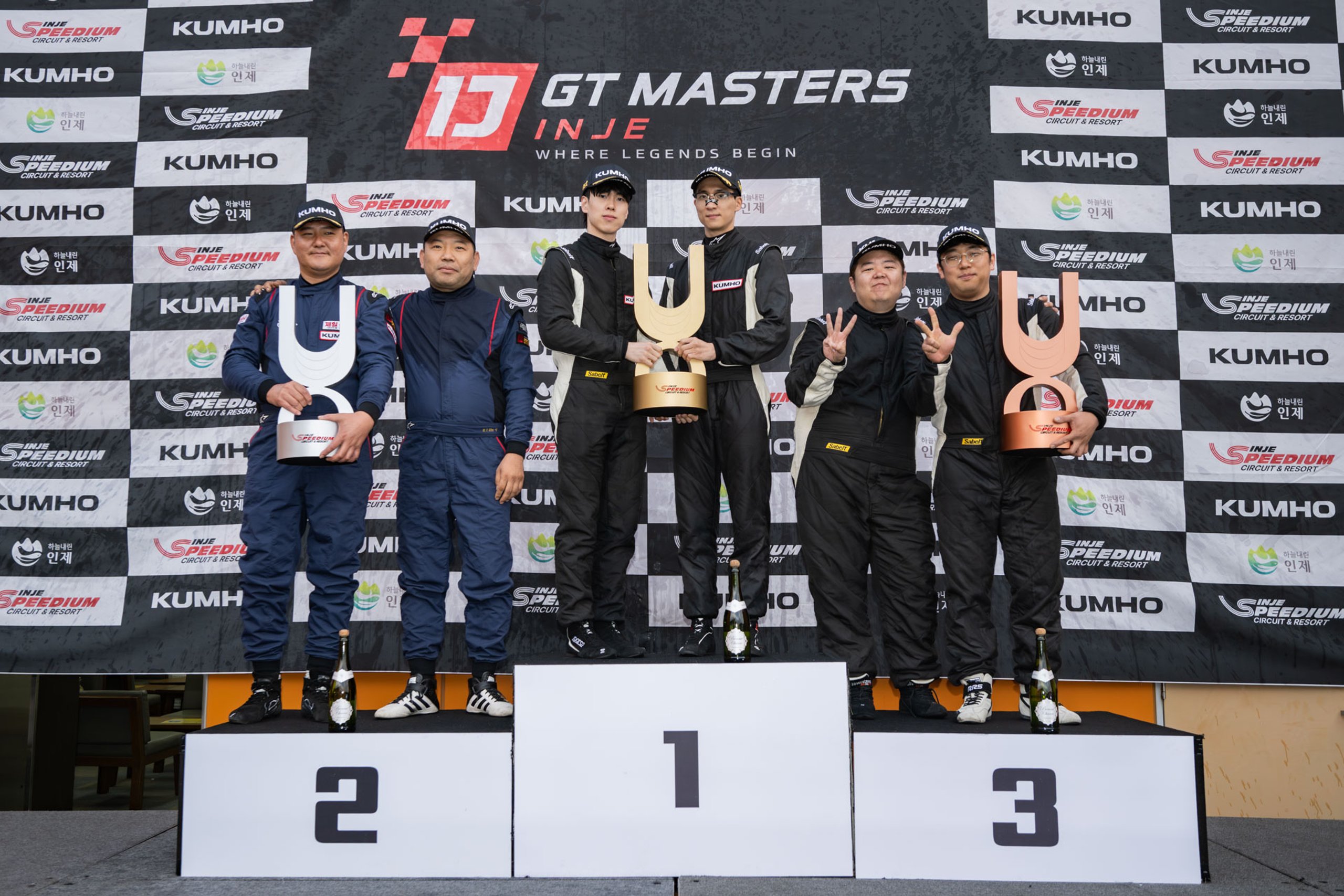 2026 인제 GT 마스터즈 R2 결승 포디움