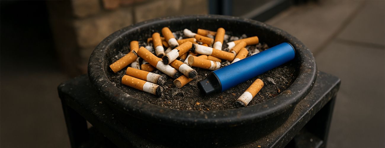 Full Ash Tray