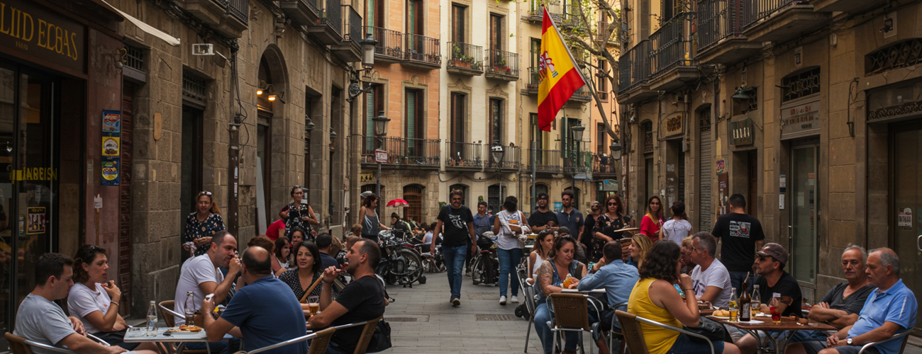 Barcelona street vaping