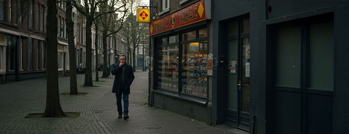 Belgian Man Smoking