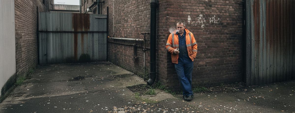 Worker Vaping