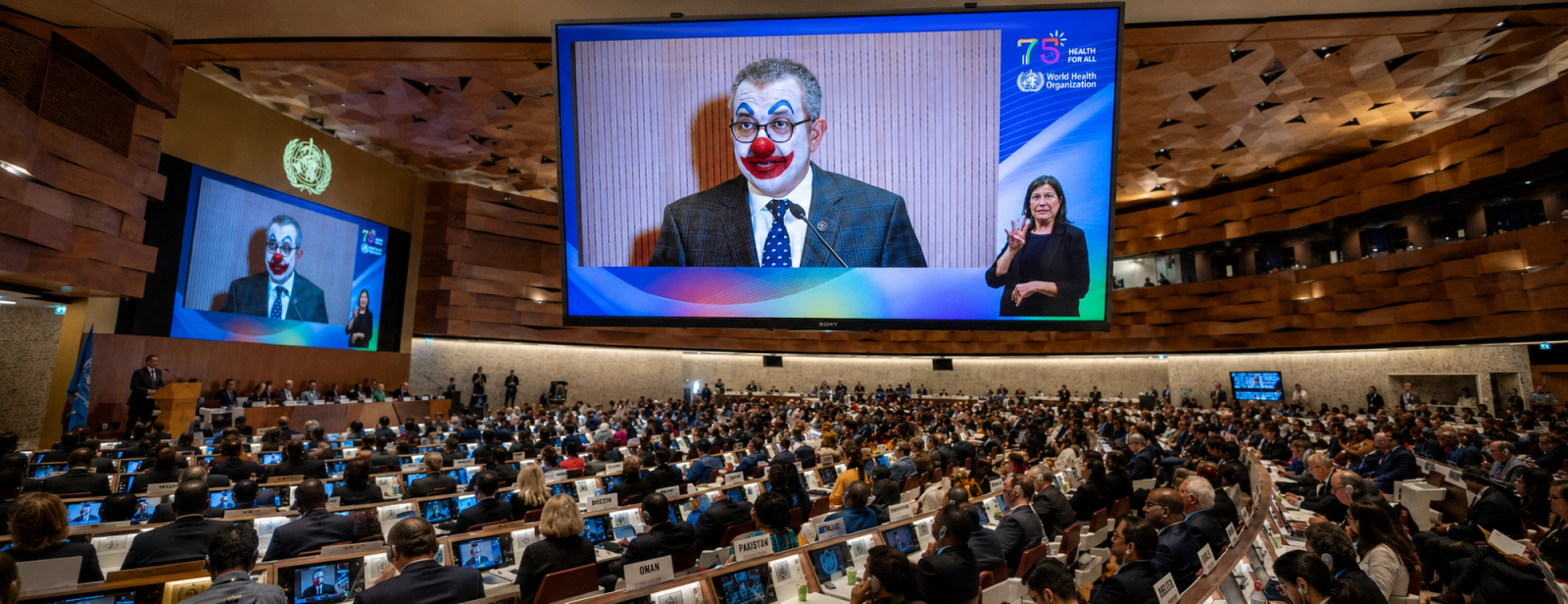 Clowns at the WHO