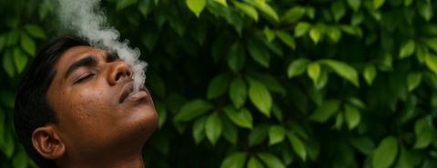 Smoking maldives guy