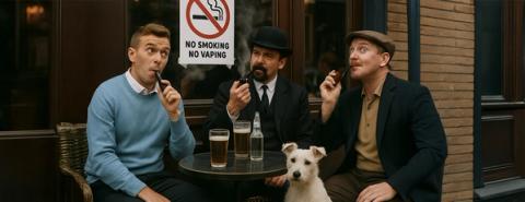 Tintin vaping