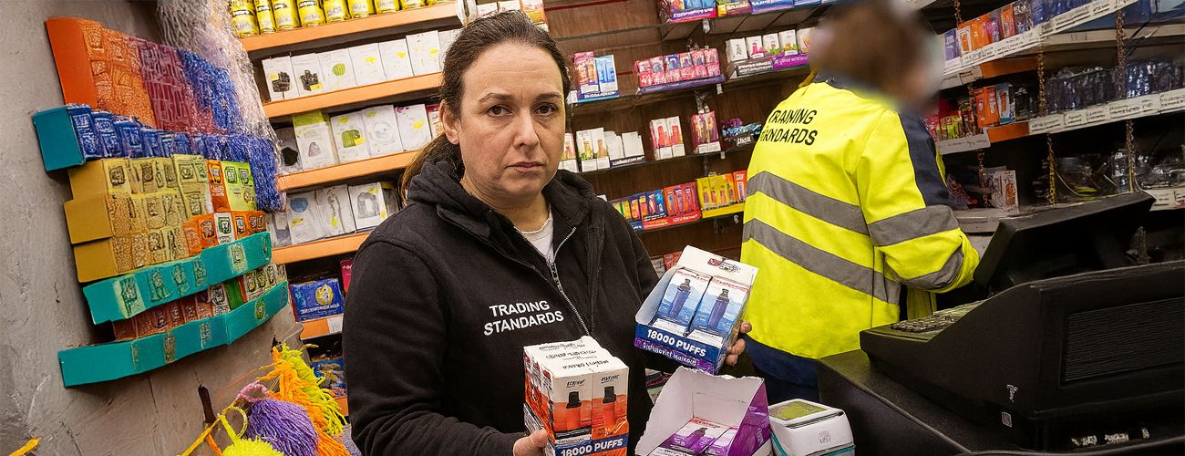 Trading Standards Vape Raid