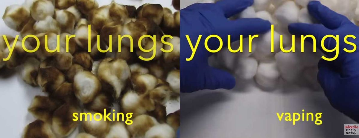 Vaping vs Smoking