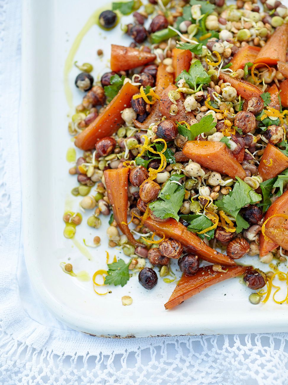 Sprouting super salad | Vegetables recipes | Jamie magazine