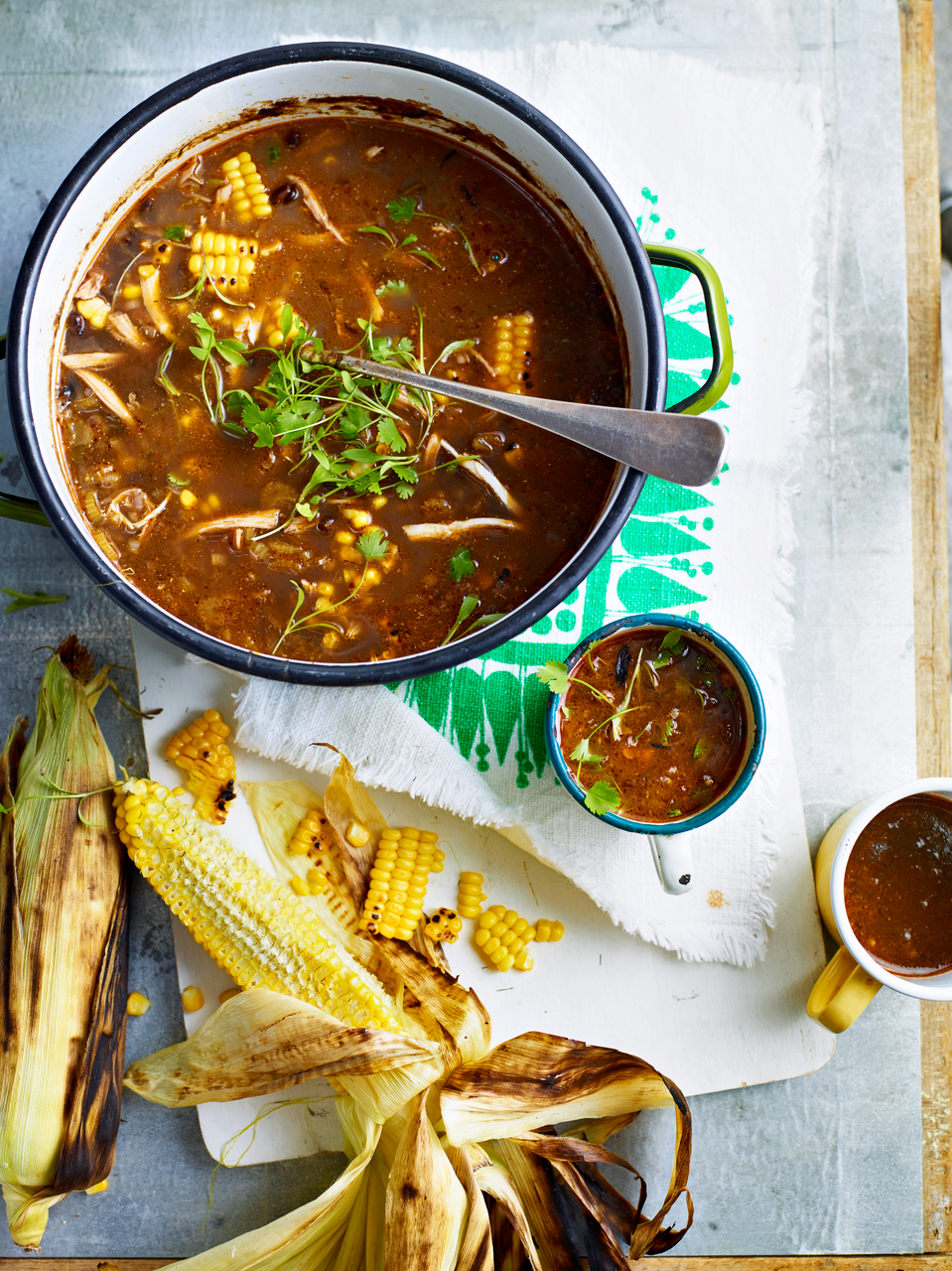 Chicken & black bean chowder recipe