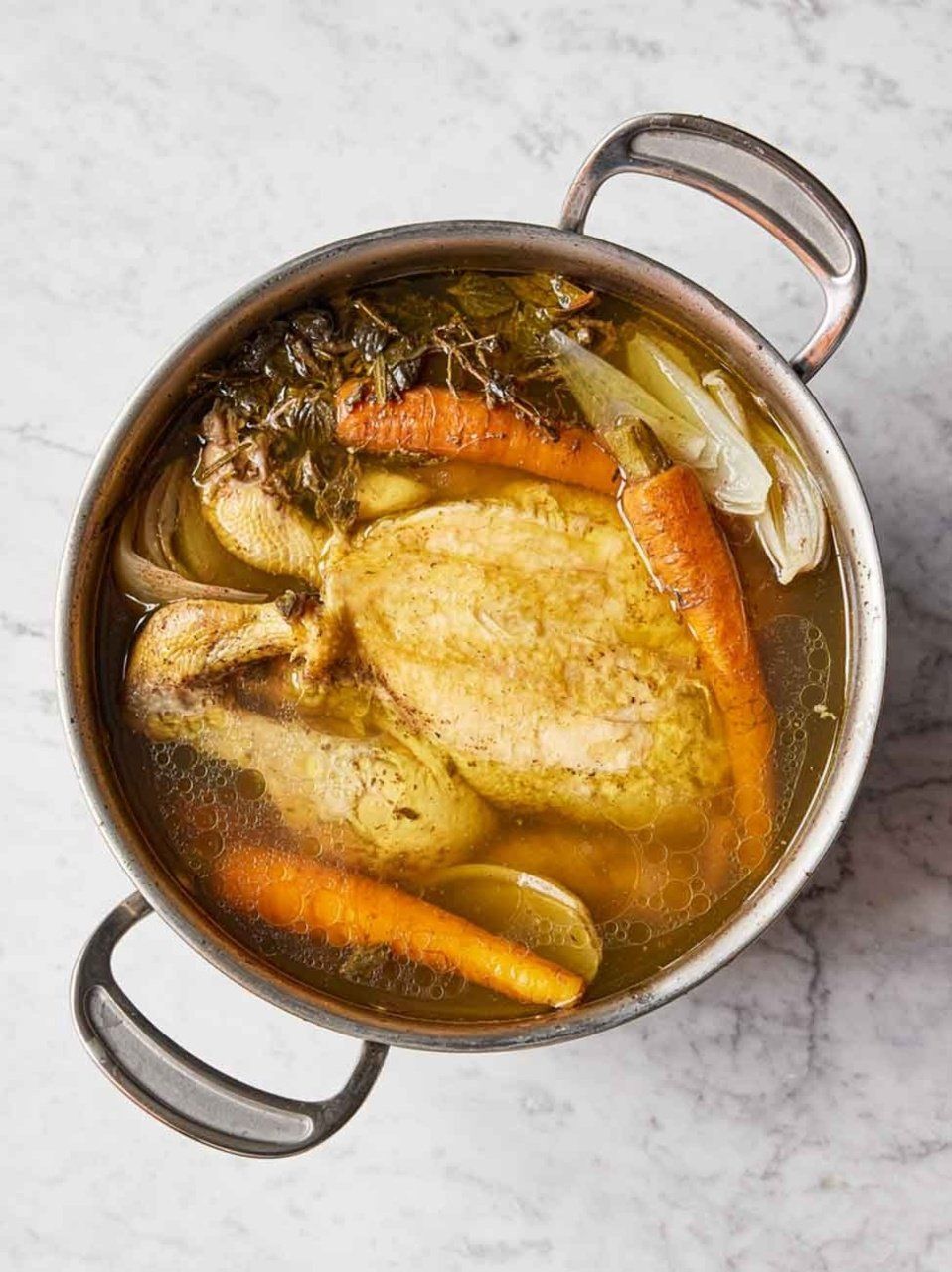 Simple poached chicken Jamie Oliver recipes