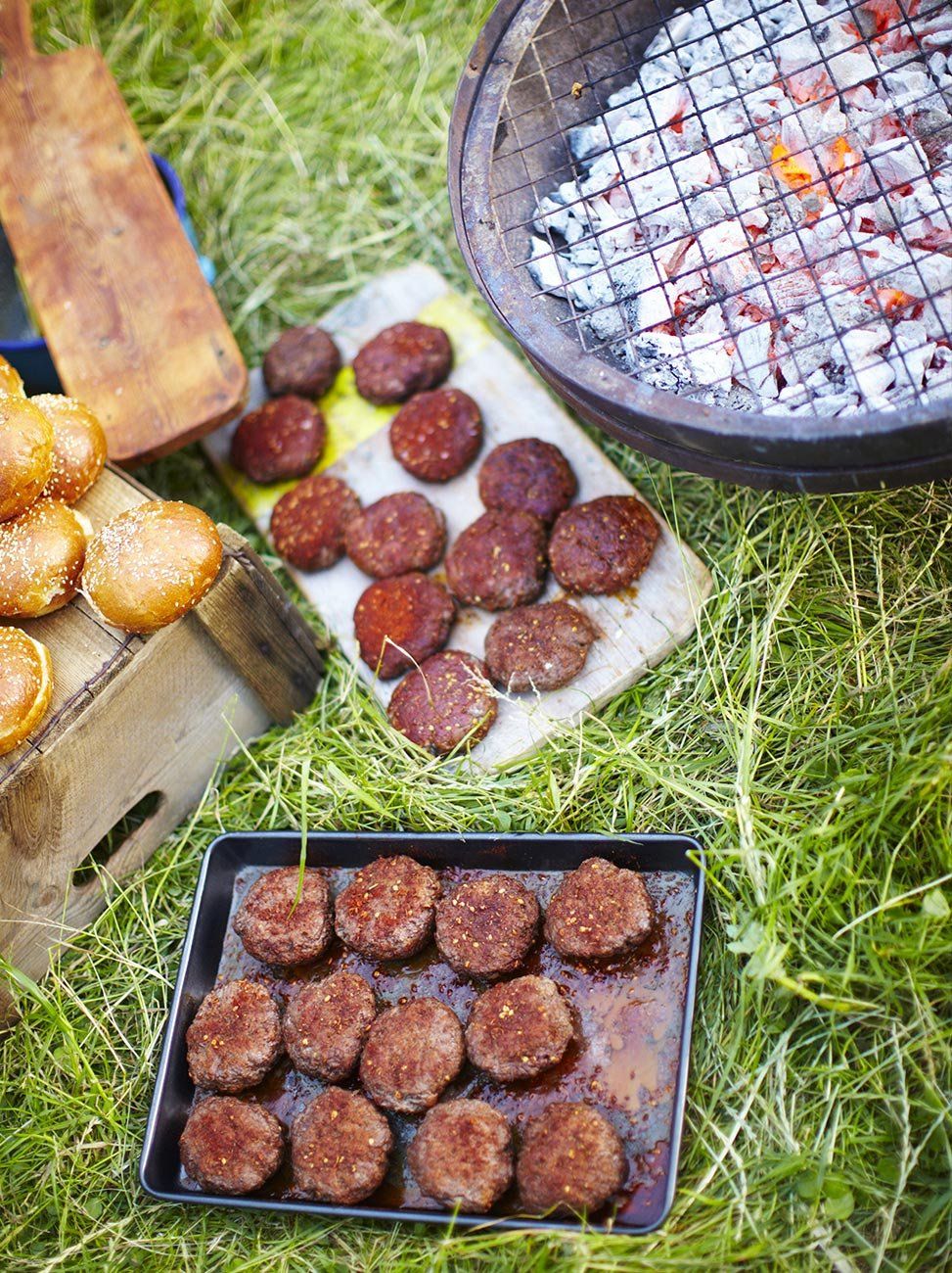 Moroccanstyle lamb burgers Lamb recipes Jamie Oliver recipes