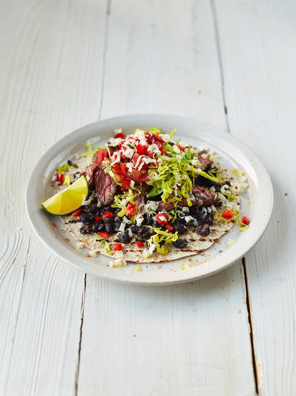 Sizzling steak burritos | Beef recipes | Jamie Oliver recipes