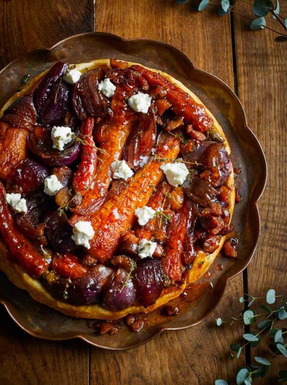 Leftover veg tarte tatin | Jamie Oliver Christmas recipes