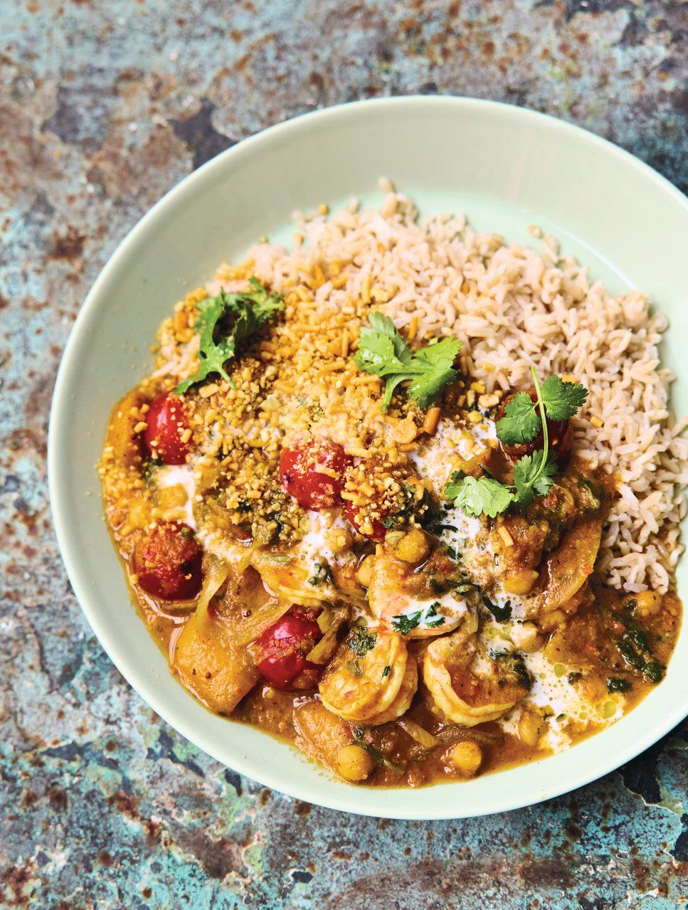 Easy prawn curry