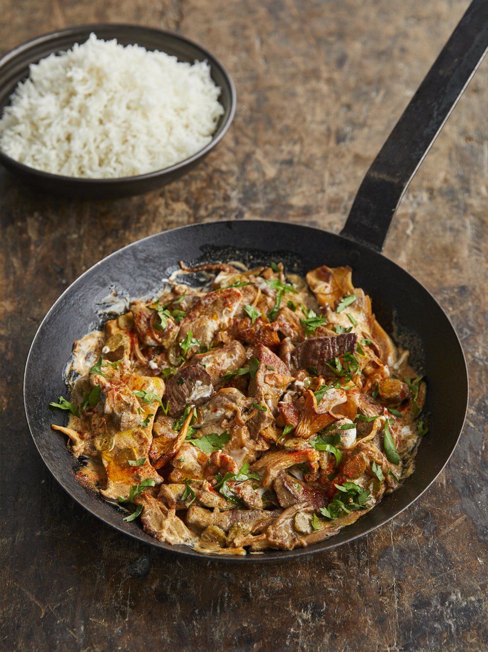 Wild mushroom & venison stroganoff | Jamie Oliver recipes