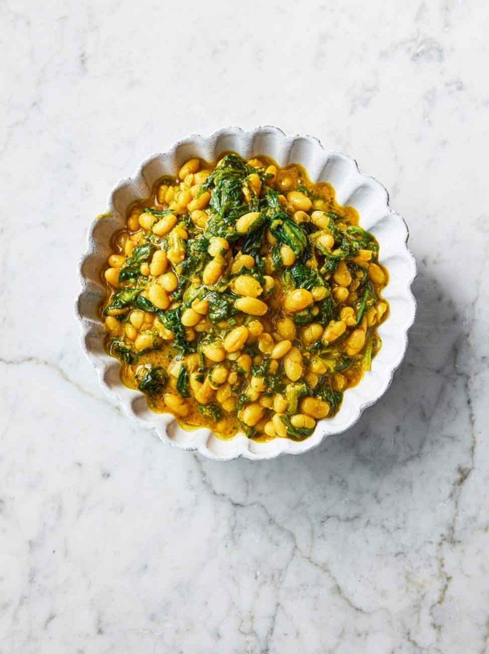 Spiced haricot beans Jamie Oliver recipes