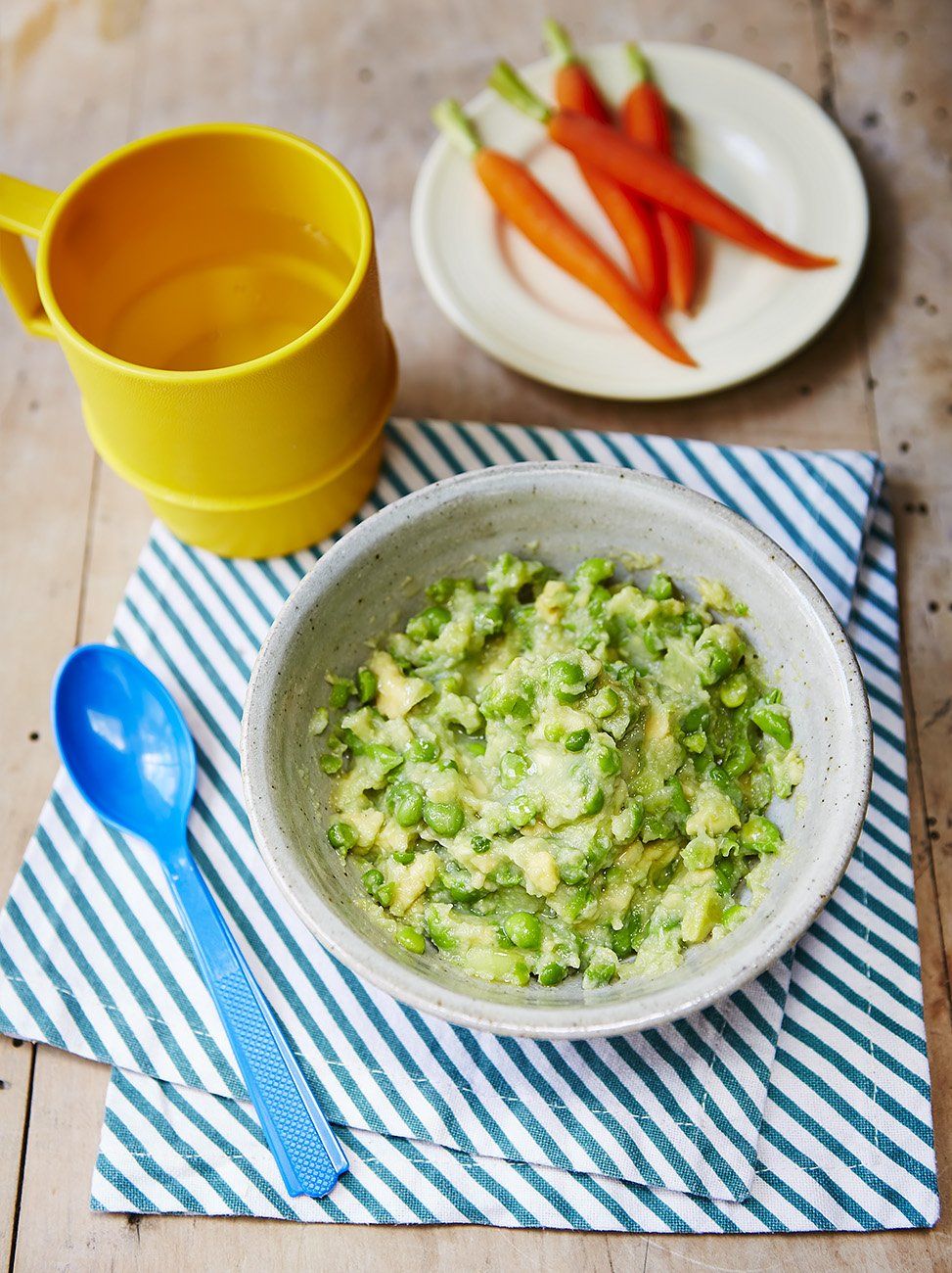Avocado & Peas with Mash | Weaning | Jamie Oliver