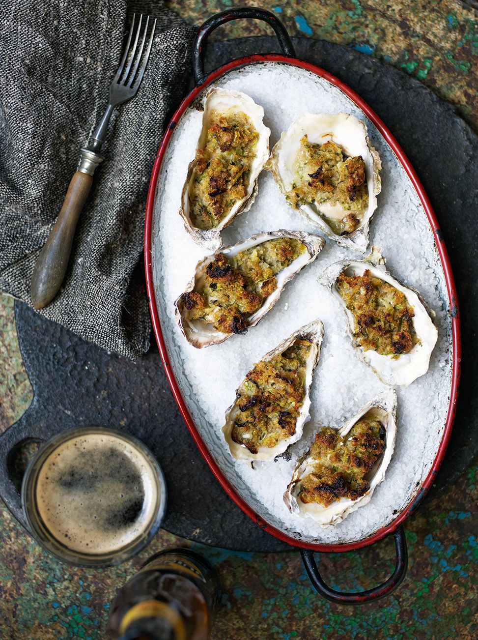 Easy oysters Rockefeller recipe
