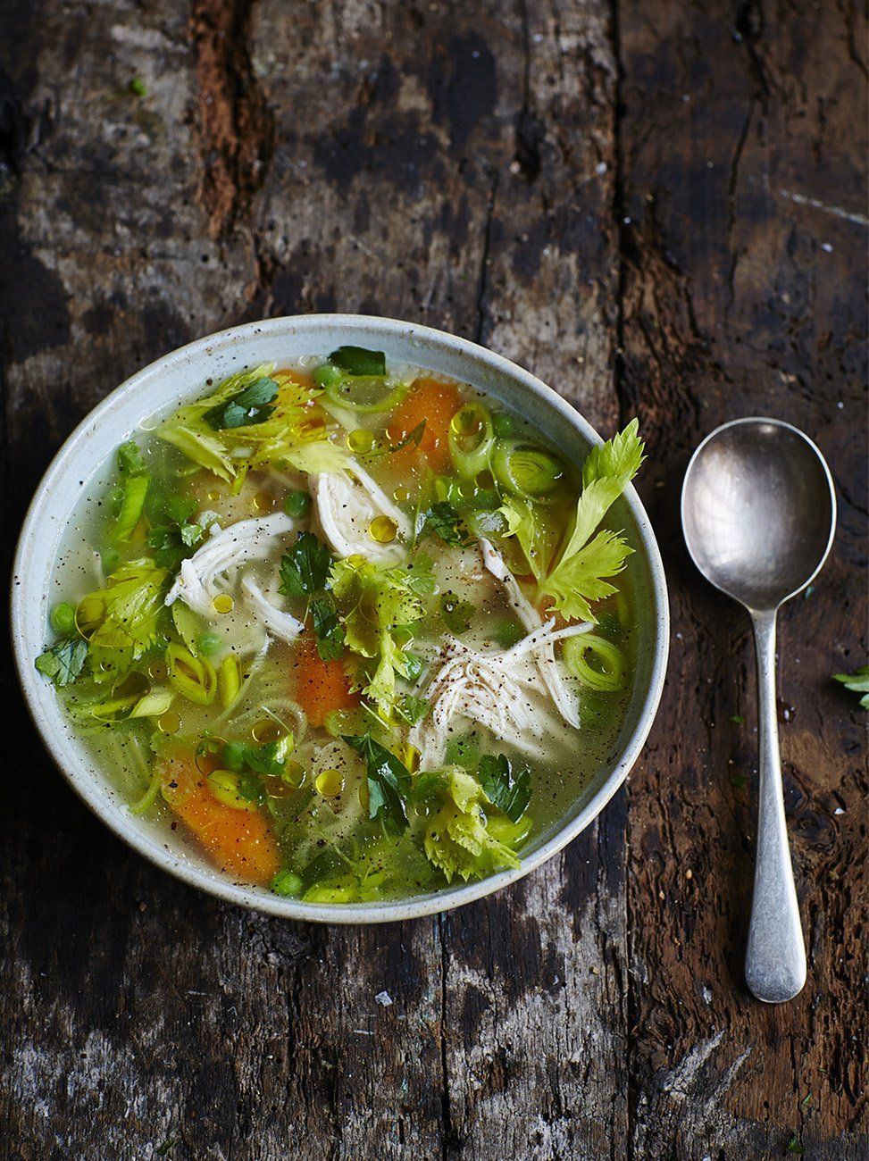 Chicken & Vegetable Soup | Chicken Recipes | Jamie Oliver Recipes
