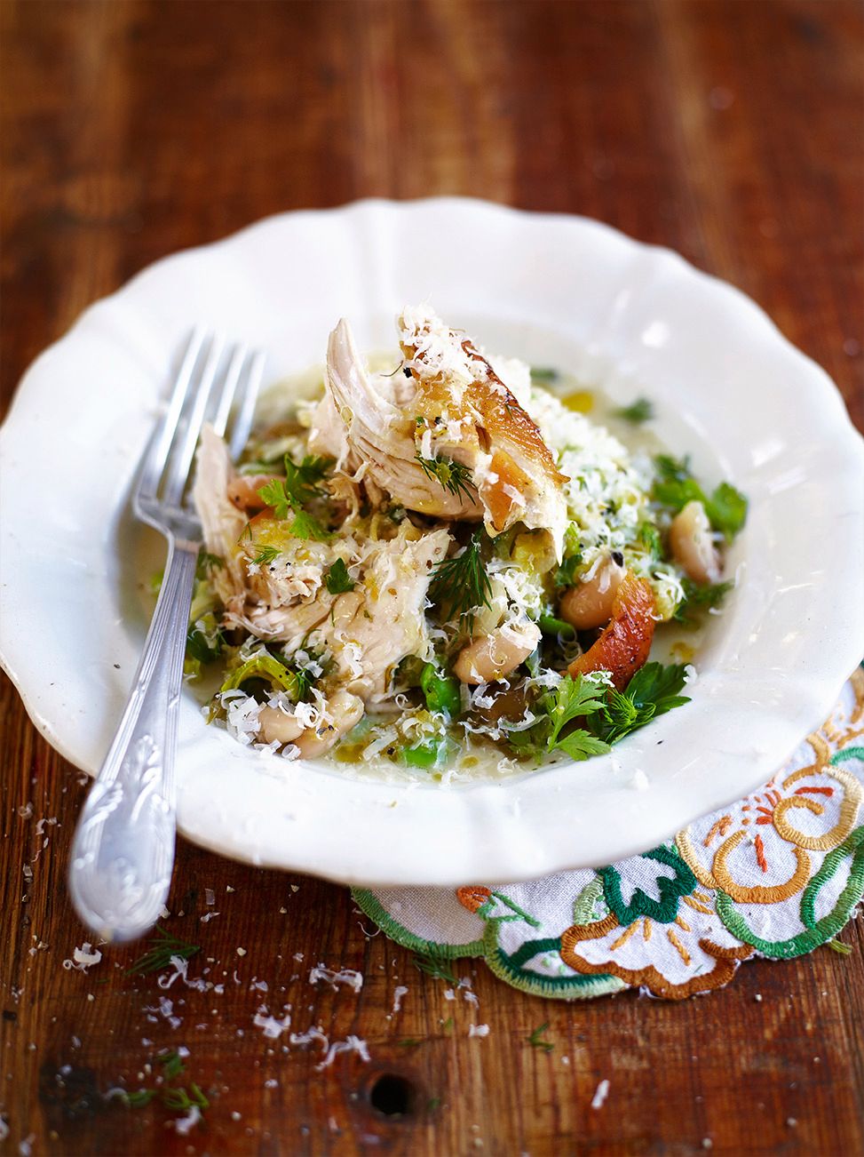 Spring chicken and citrus stew | Chicken recipes | Jamie Oliver