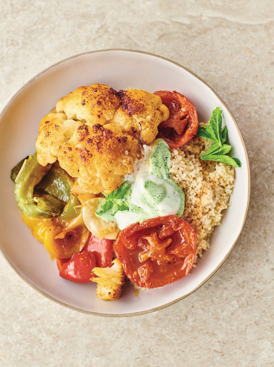 Harissa cauliflower traybake | Recipes | Jamie Oliver