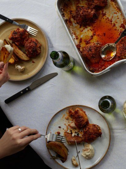 Roast chicken thighs and nduja | Jamie Oliver recipes