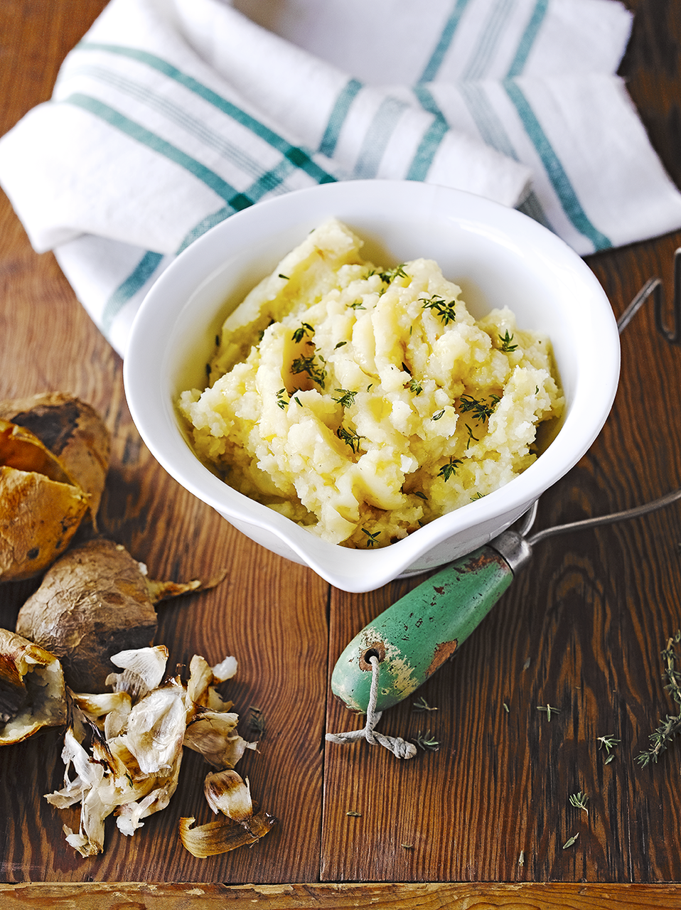 Baked Potato & Celeriac Mash | Vegetable Recipes | Jamie Oliver