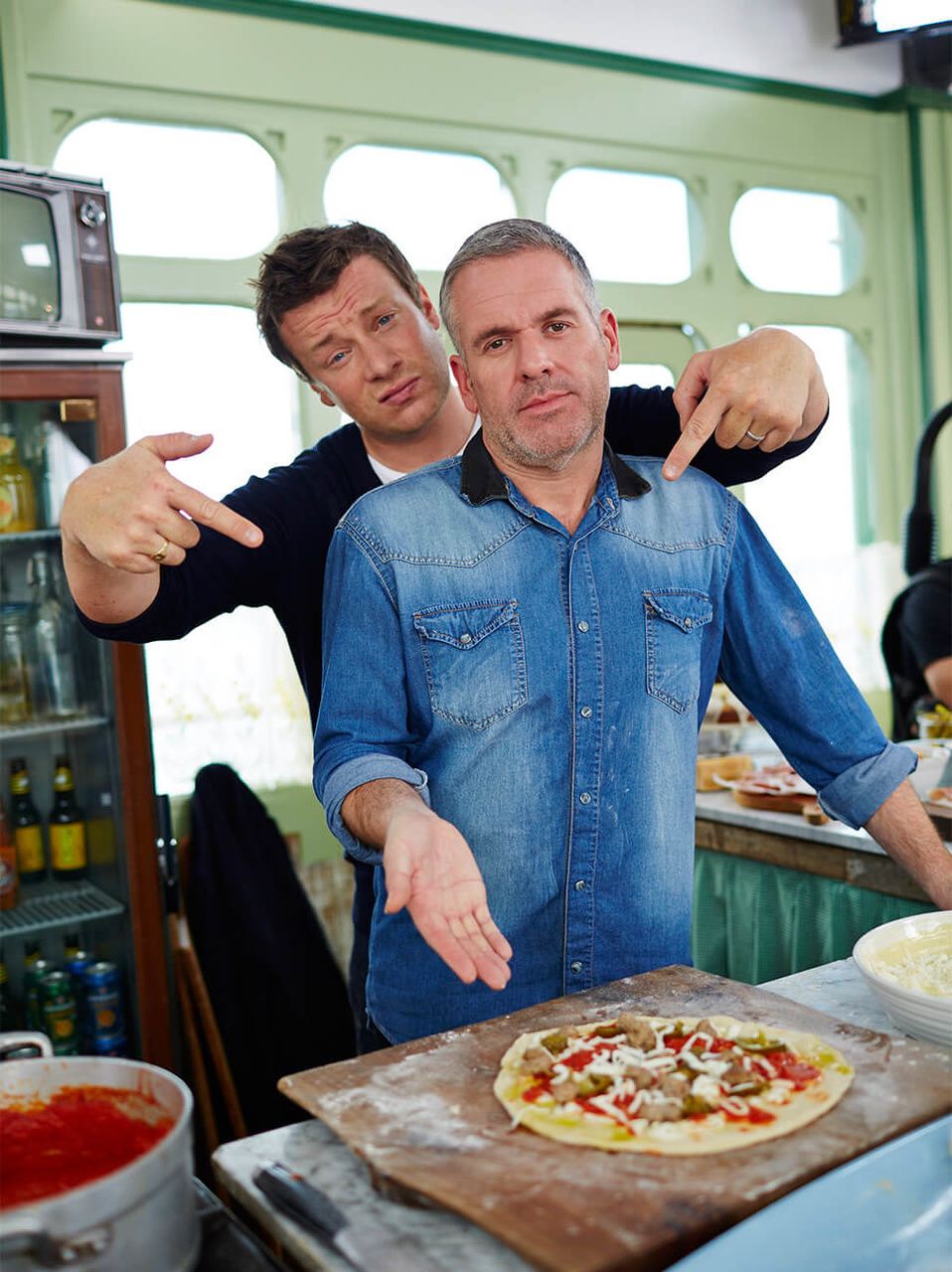 NYC-style pizza | Pork recipes | Jamie Oliver recipes