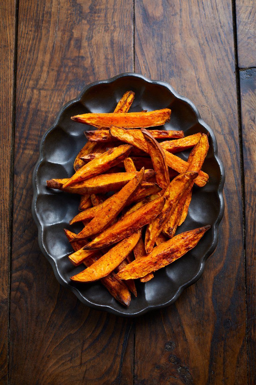 Air-fryer sweet potato fries