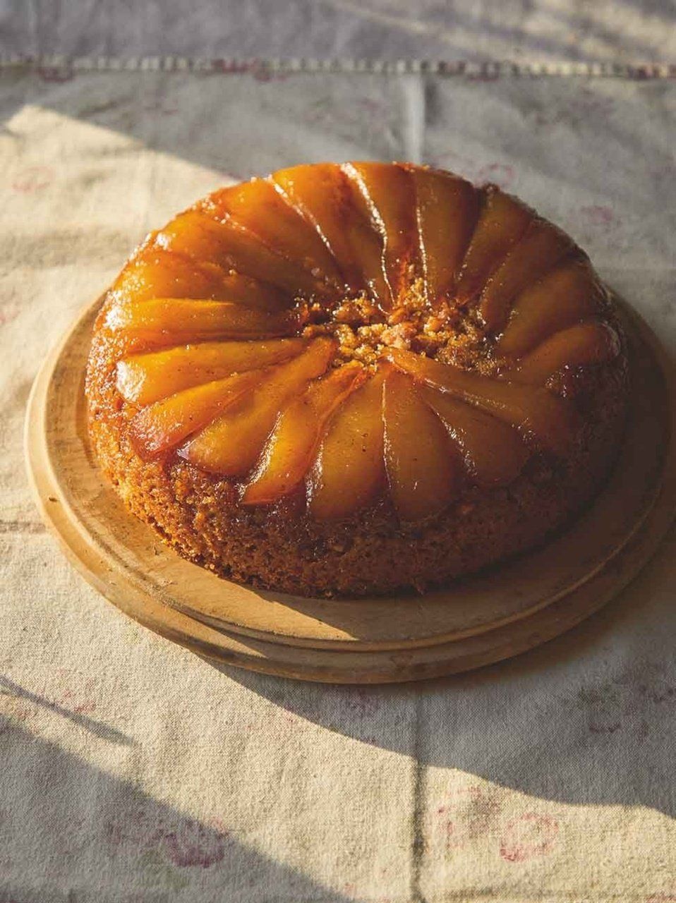 Pear & walnut upside-down cake | Jamie Oliver Cookbook Club recipes