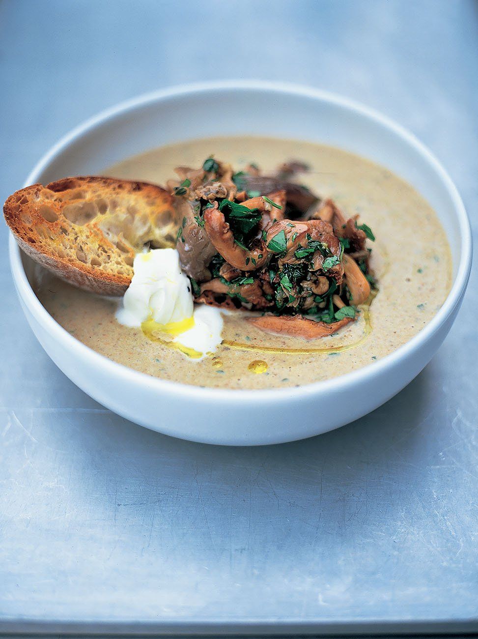 Homemade mushroom soup recipe | Jamie Oliver recipes