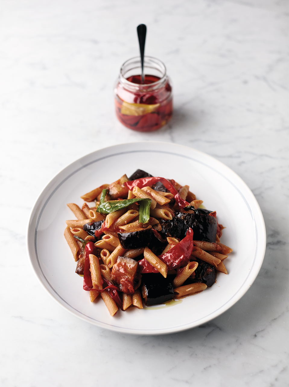Aubergine penne arrabbiata | Jamie Oliver pasta recipes