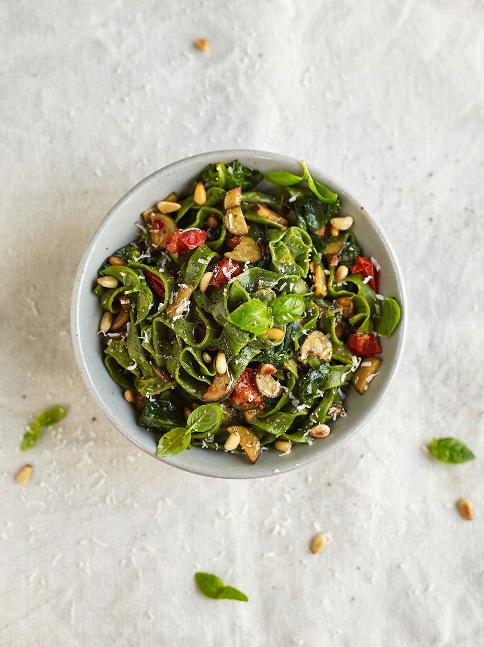 Courgette tagliatelle