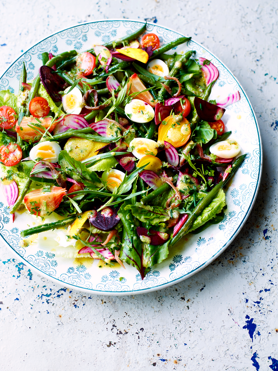 Beetroot niçoise salad | Salad recipes | Jamie Oliver recipes