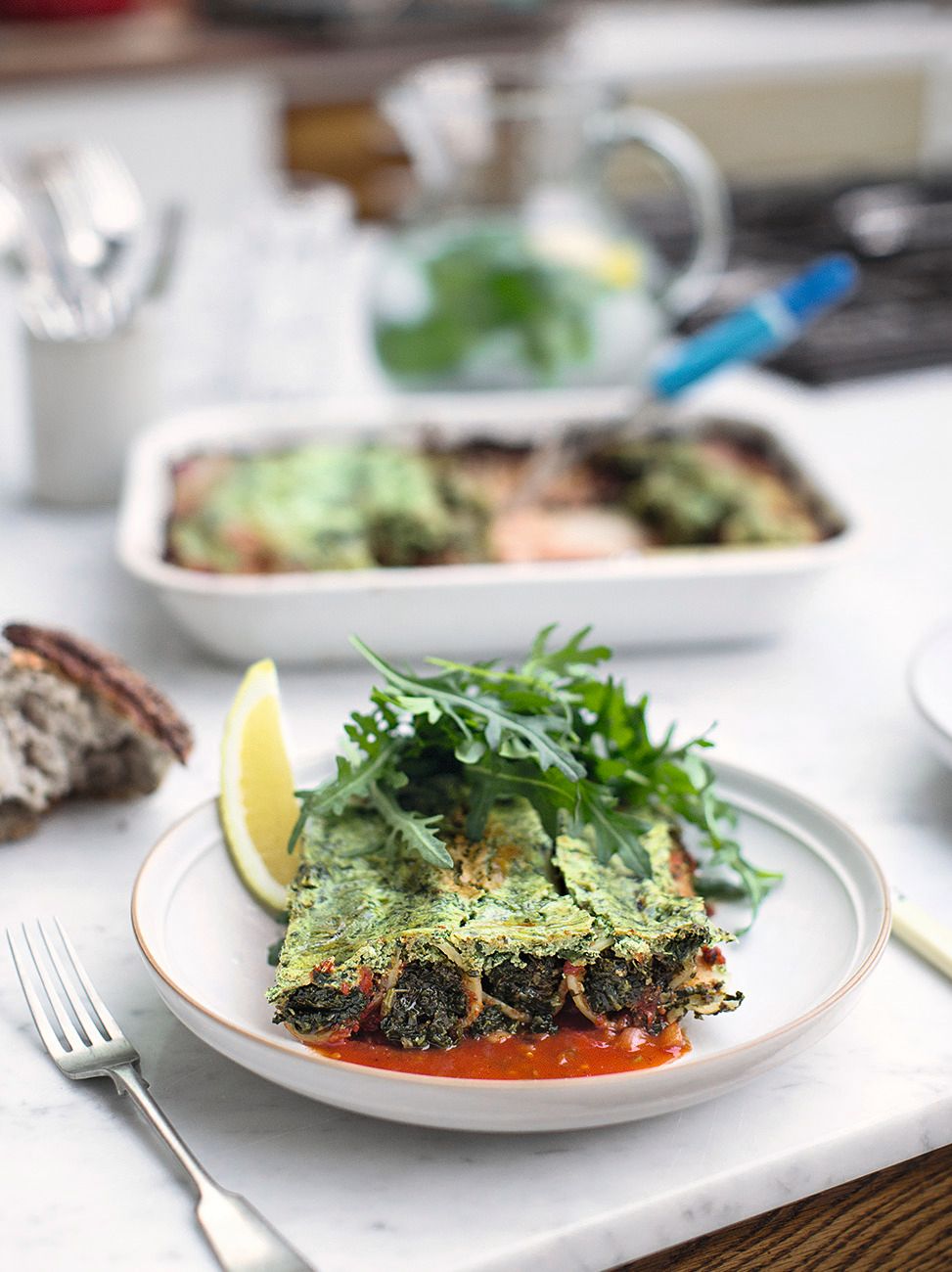 Super greens cannelloni | Pasta recipes | Jamie Oliver recipes