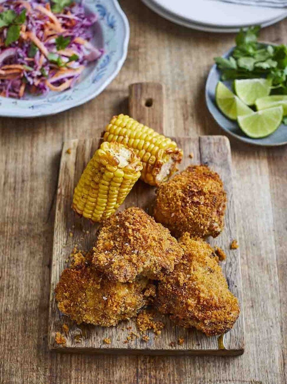 Air fryer BBQ chicken thighs