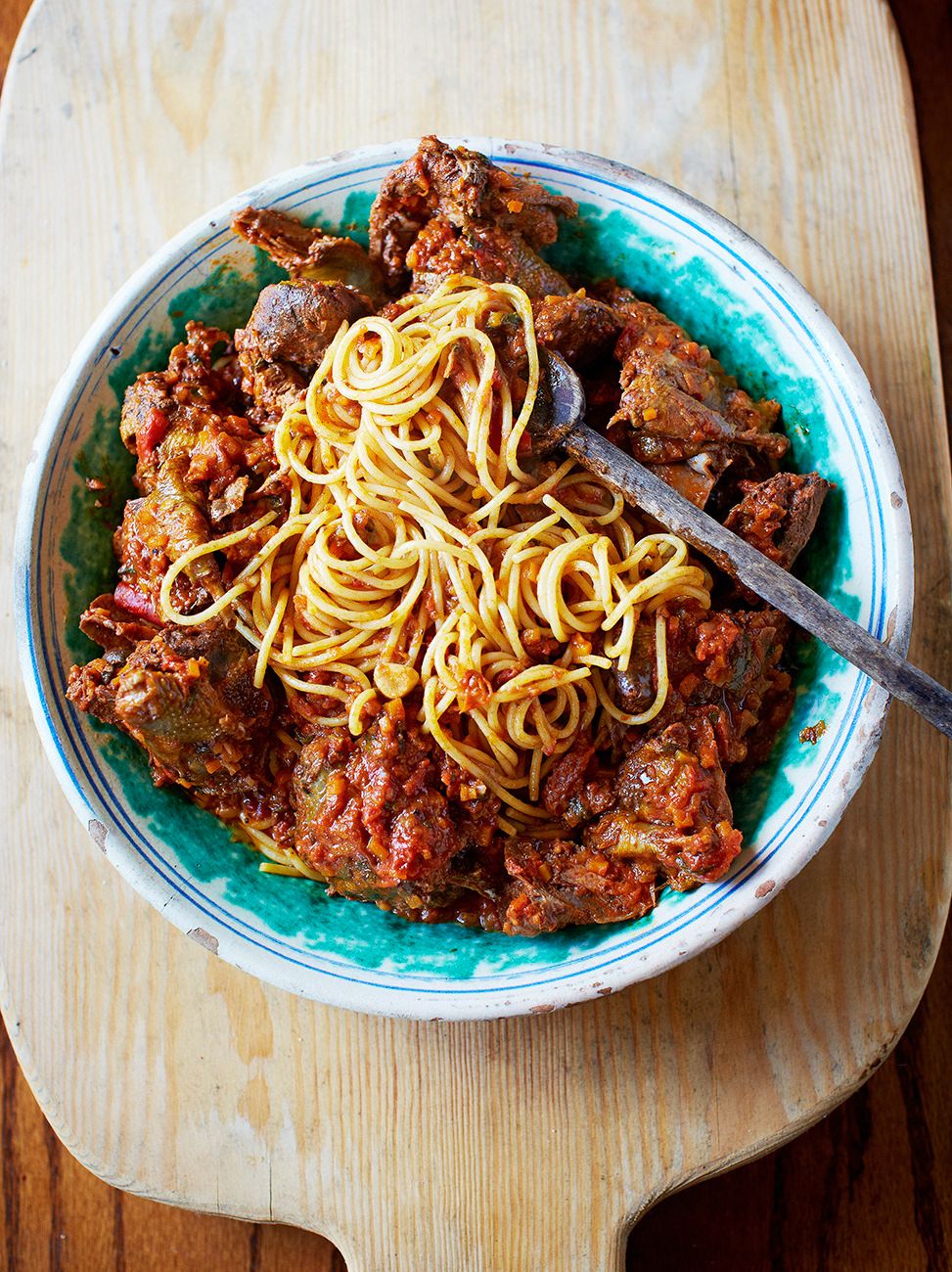Spaghetti with wood pigeon ragù | Gennaro Contaldo recipes