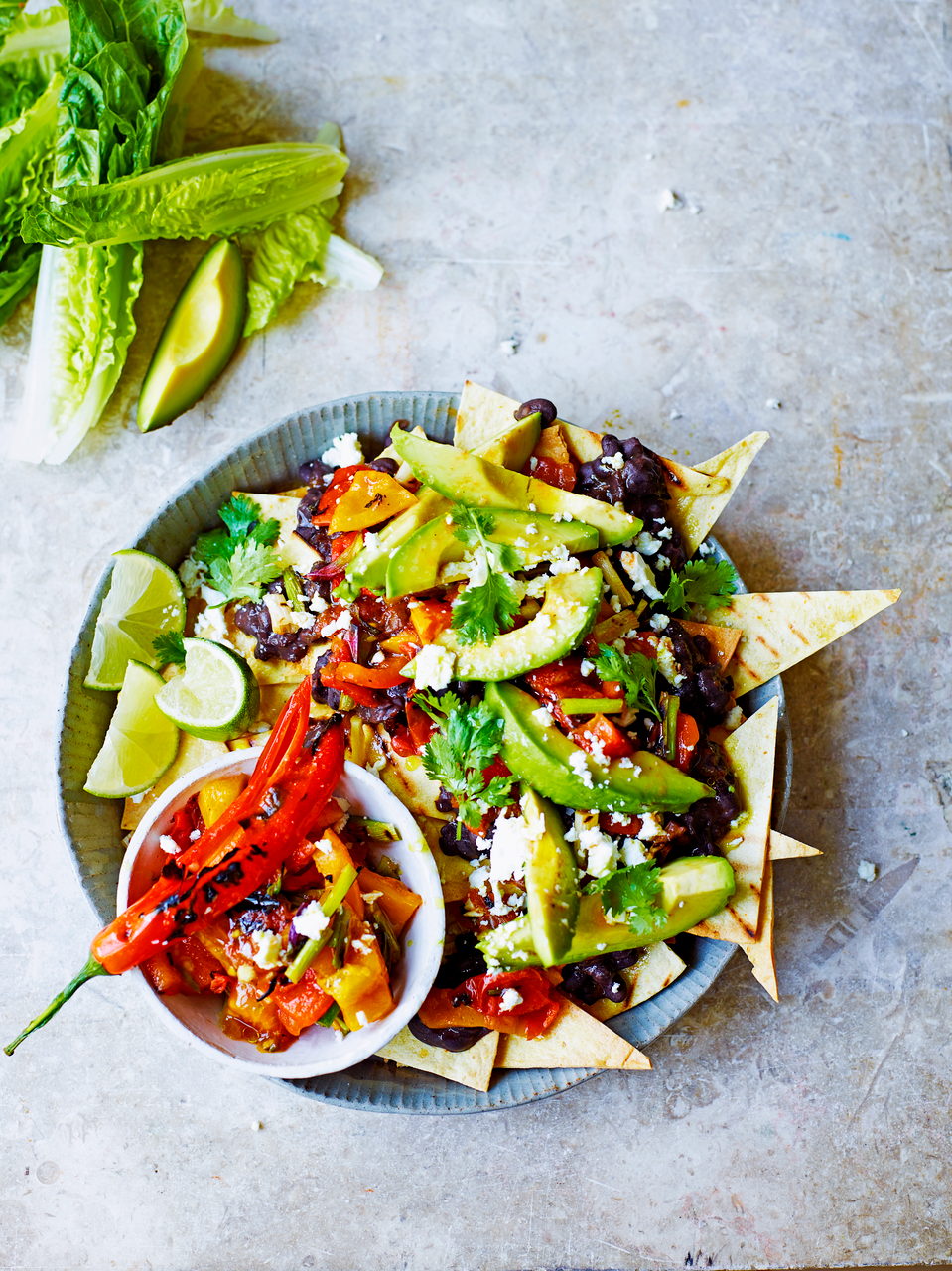 Vegetarian nachos recipe | Jamie Oliver vegetarian recipes