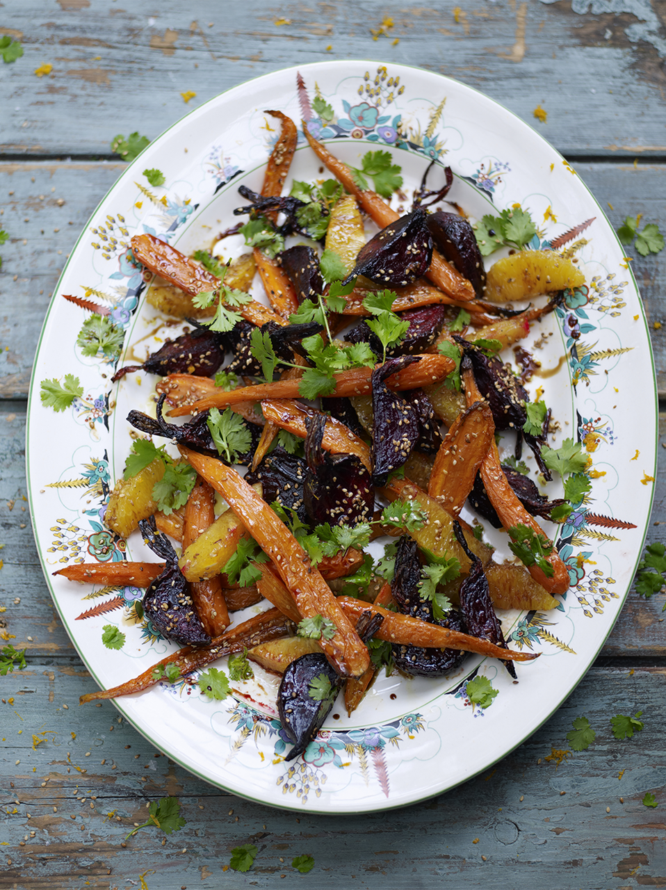 Beetroot, carrot and orange salad | Vegetable recipes | Jamie Oliver