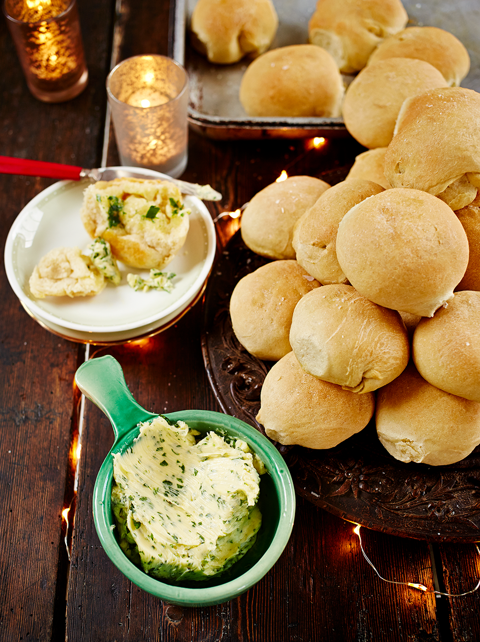 Mega dough balls with garlic butter | Bread recipes | Jamie Oliver recipe
