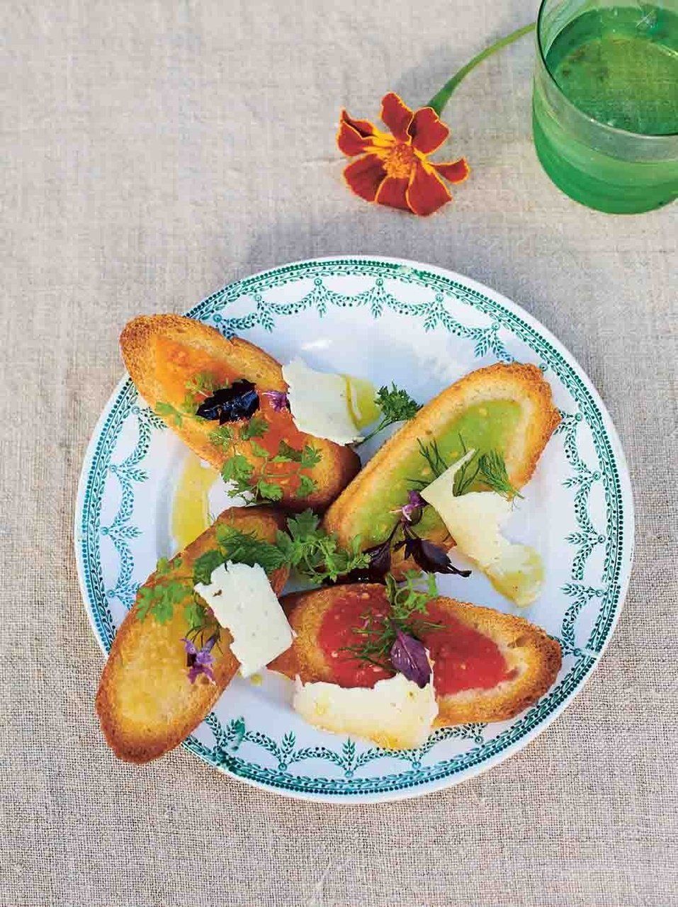 Rainbow tomato crostini | Jamie Oliver recipes