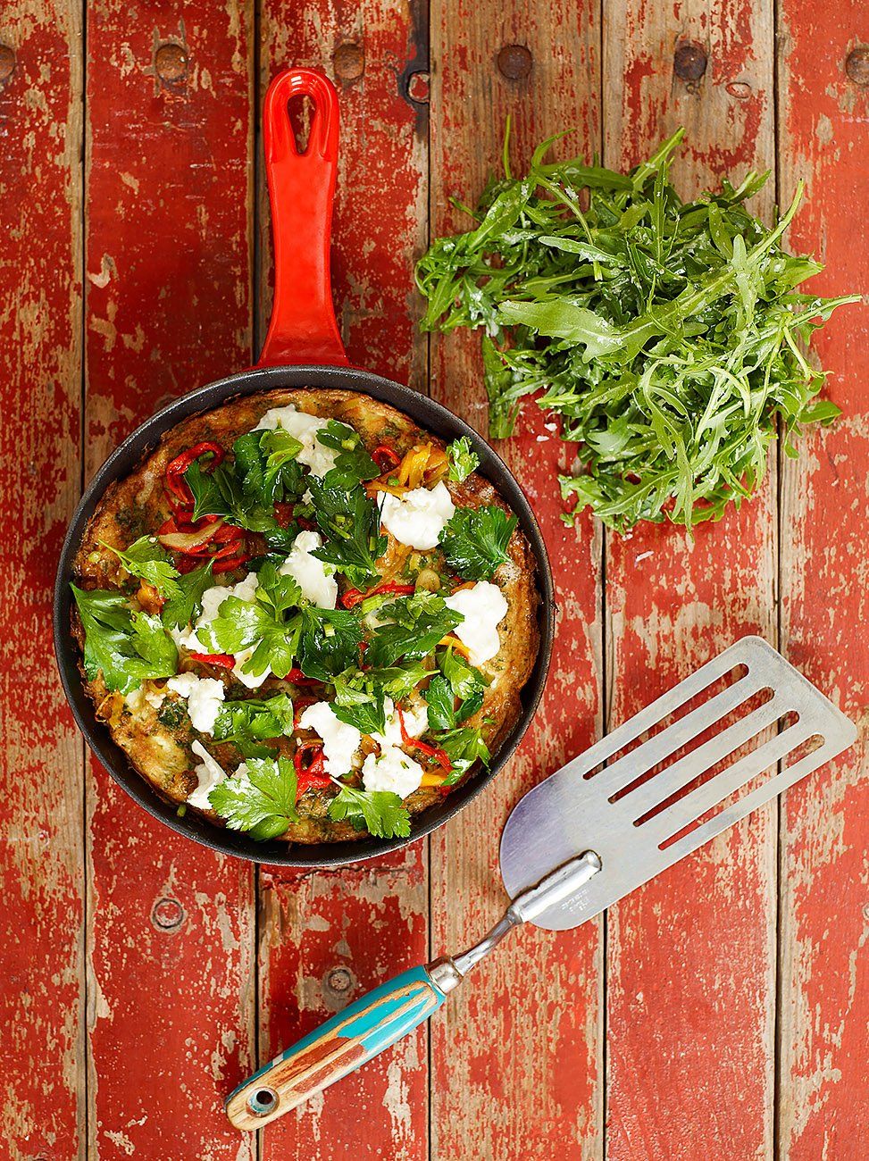 Roasted chilli frittata | Egg recipes | Jamie magazine recipes