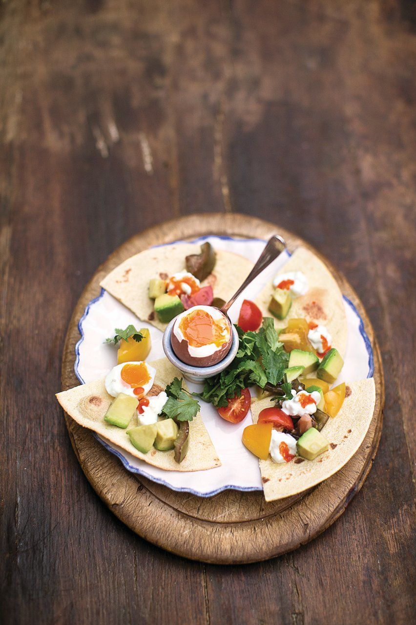 Brilliant boiled eggs, Mexican style