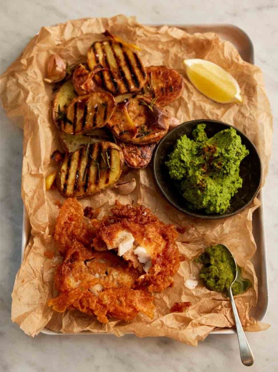Jamie oliver fish and chips discount