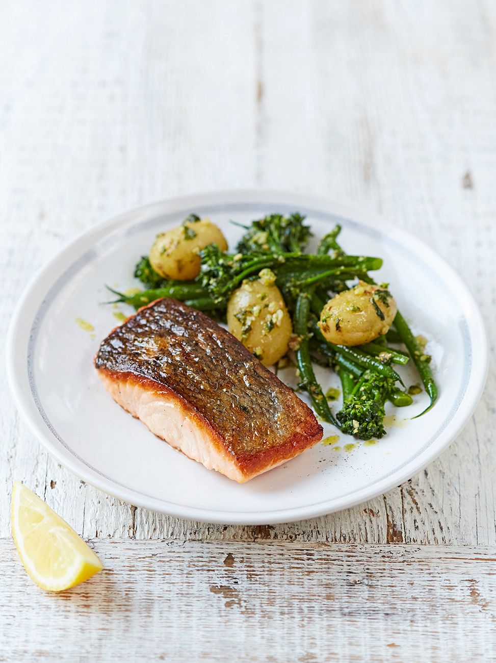 Pesto salmon recipe | Jamie Oliver recipes