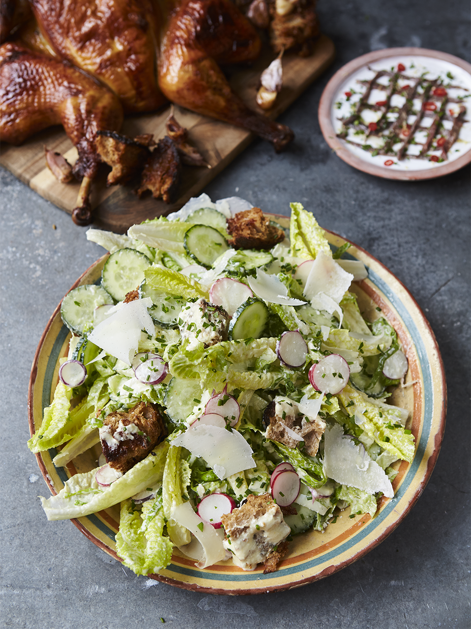 Ultimate roast chicken Caesar salad | Jamie Oliver recipe